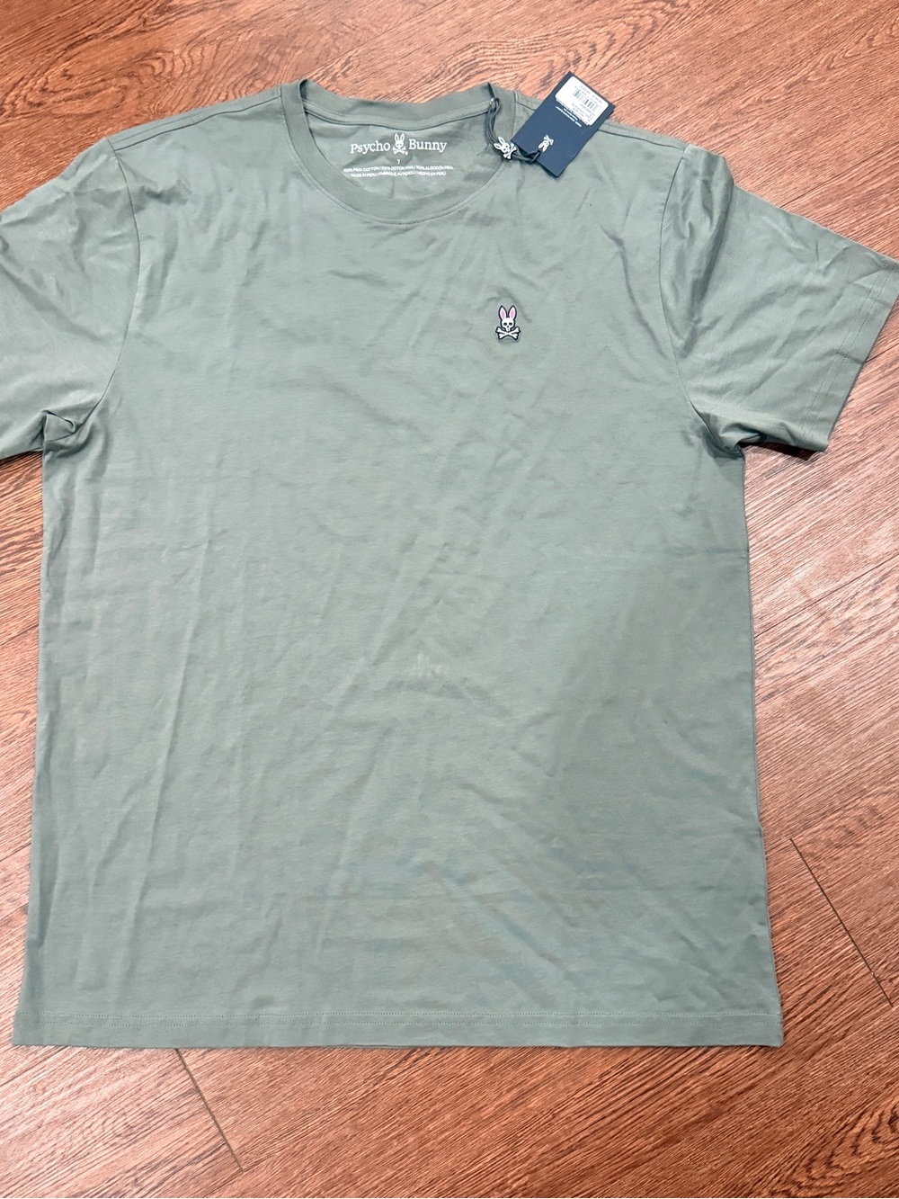 Psycho Bunny Classic Crew Neck T‑Shirt in Olive